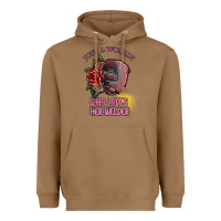 Toasted Coconut just a woman who loves her welder Heavyweight Hoodie - SublimationCraftShop