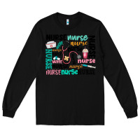 Black nurse Long Sleeve Tee - MaliasSmallBusiness
