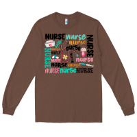 Chestnut nurse Long Sleeve Tee - MaliasSmallBusiness