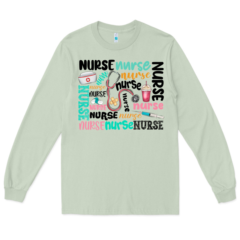 Nurse Long Sleeve Tee by MaliasSmallBusiness | Teevron