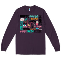 Plum nurse Long Sleeve Tee - MaliasSmallBusiness