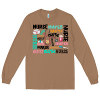 Toasted Coconut nurse Long Sleeve Tee - MaliasSmallBusiness