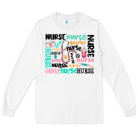 White nurse Long Sleeve Tee - MaliasSmallBusiness