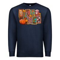 Navy blessed thanksgiving Premium Sweatshirt - FaDigitalArtStudio