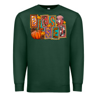 Sports Green blessed thanksgiving Premium Sweatshirt - FaDigitalArtStudio