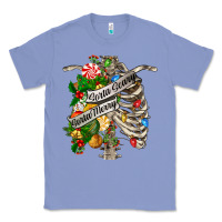 Colony Blue sorta merry sorta scary chest Classic Tee - FaDigitalArtStudio