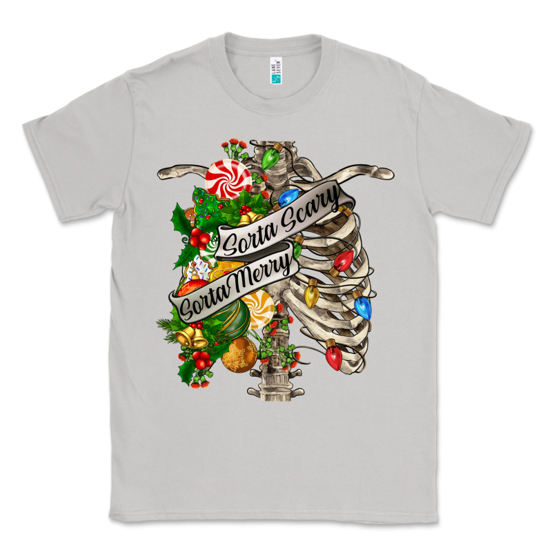 Sorta Merry Sorta Scary Chest Classic Tee by FaDigitalArtStudio | Teevron