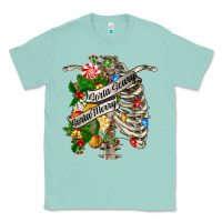 Seafoam sorta merry sorta scary chest Classic Tee - FaDigitalArtStudio