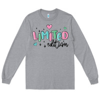 Heather Grey limited edition Long Sleeve Tee - MaliasSmallBusiness