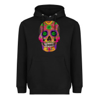 Black sugar skull Heavyweight Hoodie - FaDigitalArtStudio