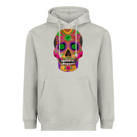 Moon Dust sugar skull Heavyweight Hoodie - FaDigitalArtStudio