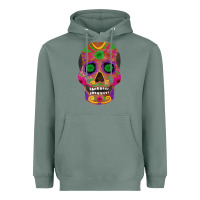 Sage sugar skull Heavyweight Hoodie - FaDigitalArtStudio
