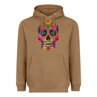 Toasted Coconut sugar skull Heavyweight Hoodie - FaDigitalArtStudio