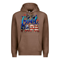 Chestnut Cool Papa American Premium Hoodie - LillyAllenDesigns