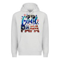 Dove Grey Cool Papa American Premium Hoodie - LillyAllenDesigns