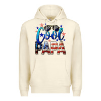 Sandshell Cool Papa American Premium Hoodie - LillyAllenDesigns