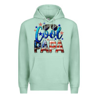 Seafoam Cool Papa American Premium Hoodie - LillyAllenDesigns