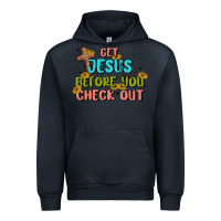 Navy get jesus before you check out Urban Hoodie - MaliasSmallBusiness