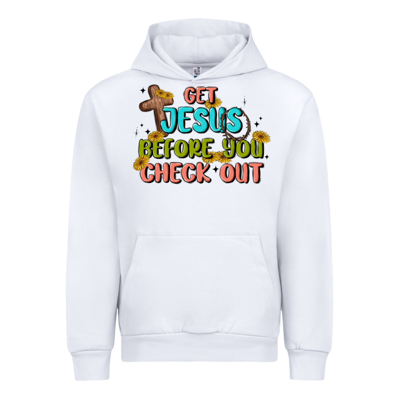 Get Jesus Before You Check Out Urban Hoodie by MaliasSmallBusiness | Teevron