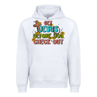 White get jesus before you check out Urban Hoodie - MaliasSmallBusiness