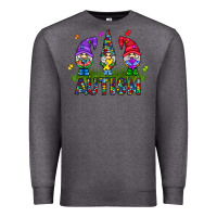 Charcoal Heather autism Gnome Premium Sweatshirt - CowhideDigitalArt