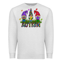 Oatmeal Heather autism Gnome Premium Sweatshirt - CowhideDigitalArt