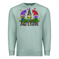 Seafoam autism Gnome Premium Sweatshirt - CowhideDigitalArt