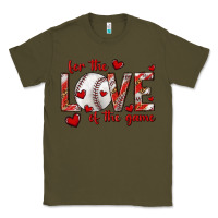 Army Green for the love of the game baseball Classic Tee - texasbilliewilder