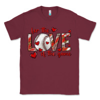 Burgundy for the love of the game baseball Classic Tee - texasbilliewilder