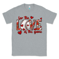 Heather Grey for the love of the game baseball Classic Tee - texasbilliewilder