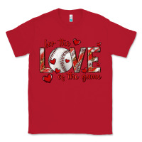 Red for the love of the game baseball Classic Tee - texasbilliewilder