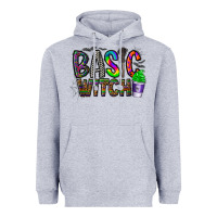 Heather Grey basic witch Heavyweight Hoodie - CowhideDigitalArt