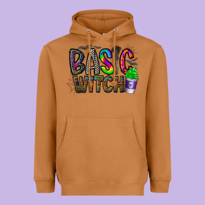 Basic Witch Heavyweight Hoodie Designed By Cowhidedigitalart