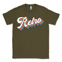 Army Green retro colorful Classic Tee - chombo