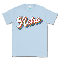 Dusty Blue retro colorful Classic Tee - chombo