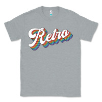 Heather Grey retro colorful Classic Tee - chombo