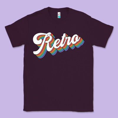 Retro Colorful Classic Tee Designed By Chombo