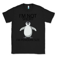 Black I'm Not Short I'm Penguin Size Classic Tee - Bettercallsaul