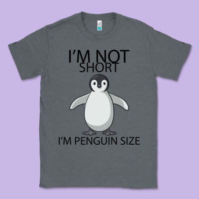 I'm Not Short I'm Penguin Size Classic Tee Designed By Bettercallsaul