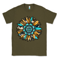 Army Green gemstone sunflower Classic Tee - RanaPortraitStore