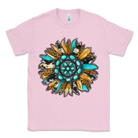Bubblegum Pink gemstone sunflower Classic Tee - RanaPortraitStore