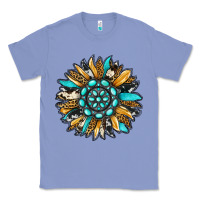 Colony Blue gemstone sunflower Classic Tee - RanaPortraitStore