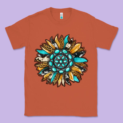 Gemstone Sunflower Classic Tee Designed By Ranaportraitstore