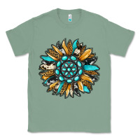 Sage gemstone sunflower Classic Tee - RanaPortraitStore