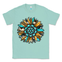 Seafoam gemstone sunflower Classic Tee - RanaPortraitStore
