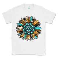 White gemstone sunflower Classic Tee - RanaPortraitStore