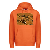 Carrot leopard glitter background Premium Hoodie - RanaPortraitStore