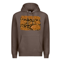 Coffee leopard glitter background Premium Hoodie - RanaPortraitStore
