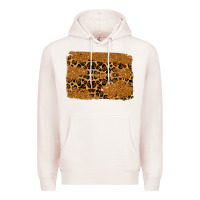 Pale Pink leopard glitter background Premium Hoodie - RanaPortraitStore
