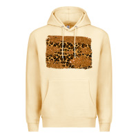 Pina Colada leopard glitter background Premium Hoodie - RanaPortraitStore